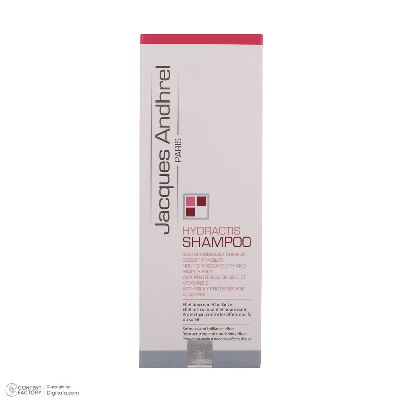 شامپو تقویت کننده مو ژاک آندرل پاریس HYDRACTIS مناسب موهای خشک و آسیب دیده حجم 200 میلی لیتر