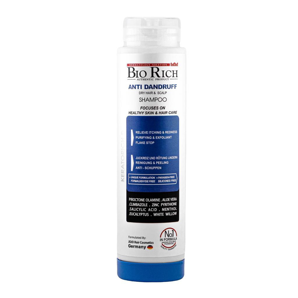 شامپو ضد شوره مو بایوریچ کراتوریچ حجم 250 میلی لیتر