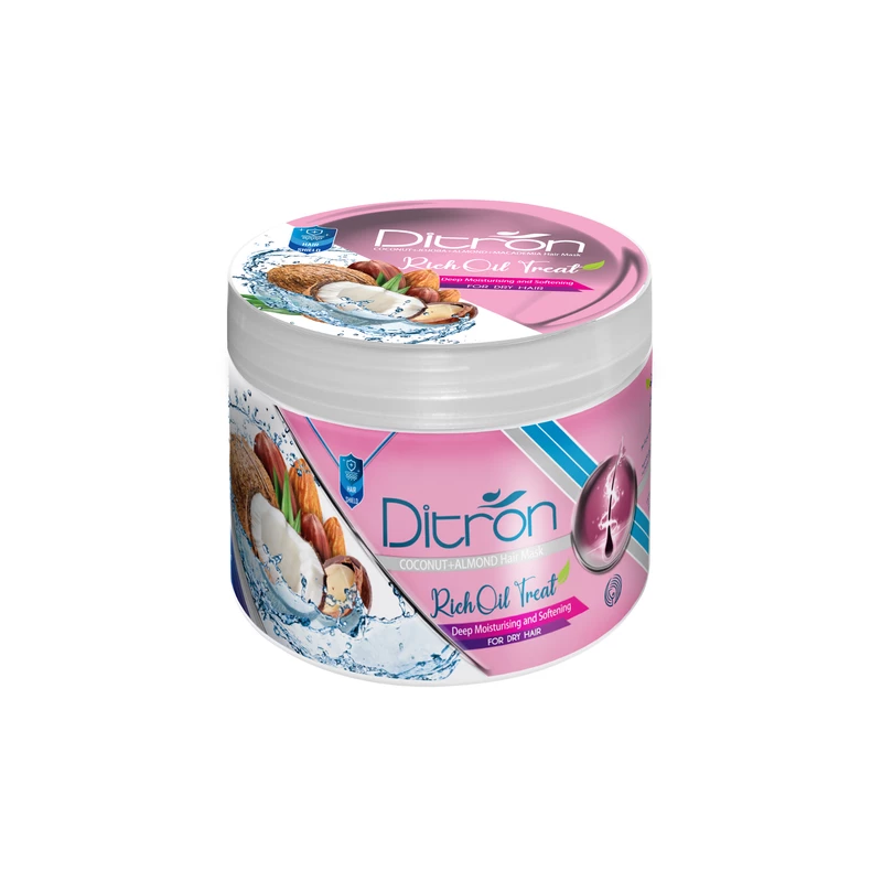 ماسک مو دیترون COCONUT+ALMOND حجم 400 میلی لیتر
