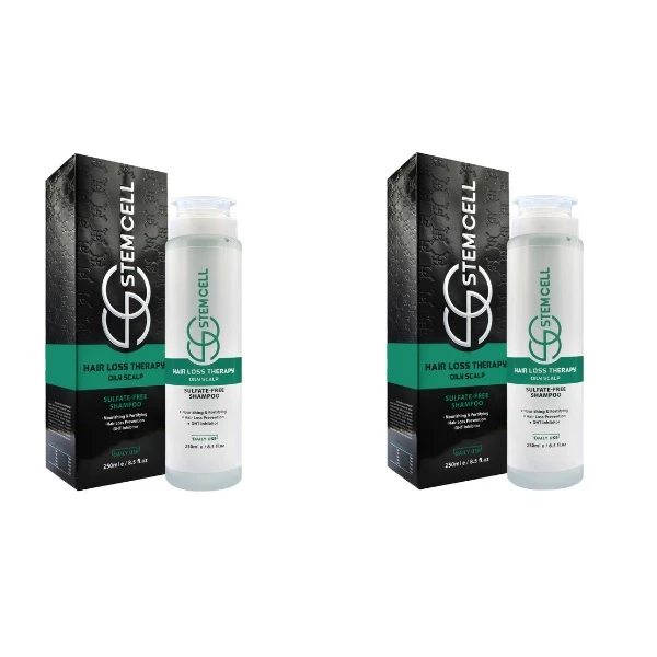 شامپو تقویت کننده مو استم سل OILY SCALP حجم 250 میلی لیتر بسته 2 عددی
