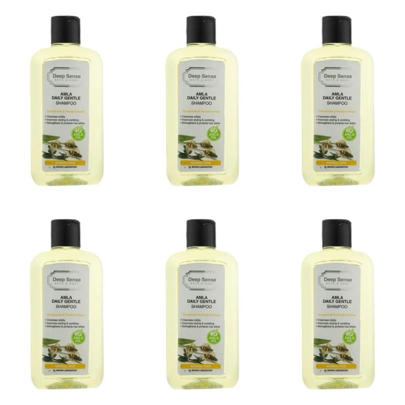 شامپو مو دیپ سنس honeysuckle حجم 200 میلی لیتر مجموعه 6 عددی