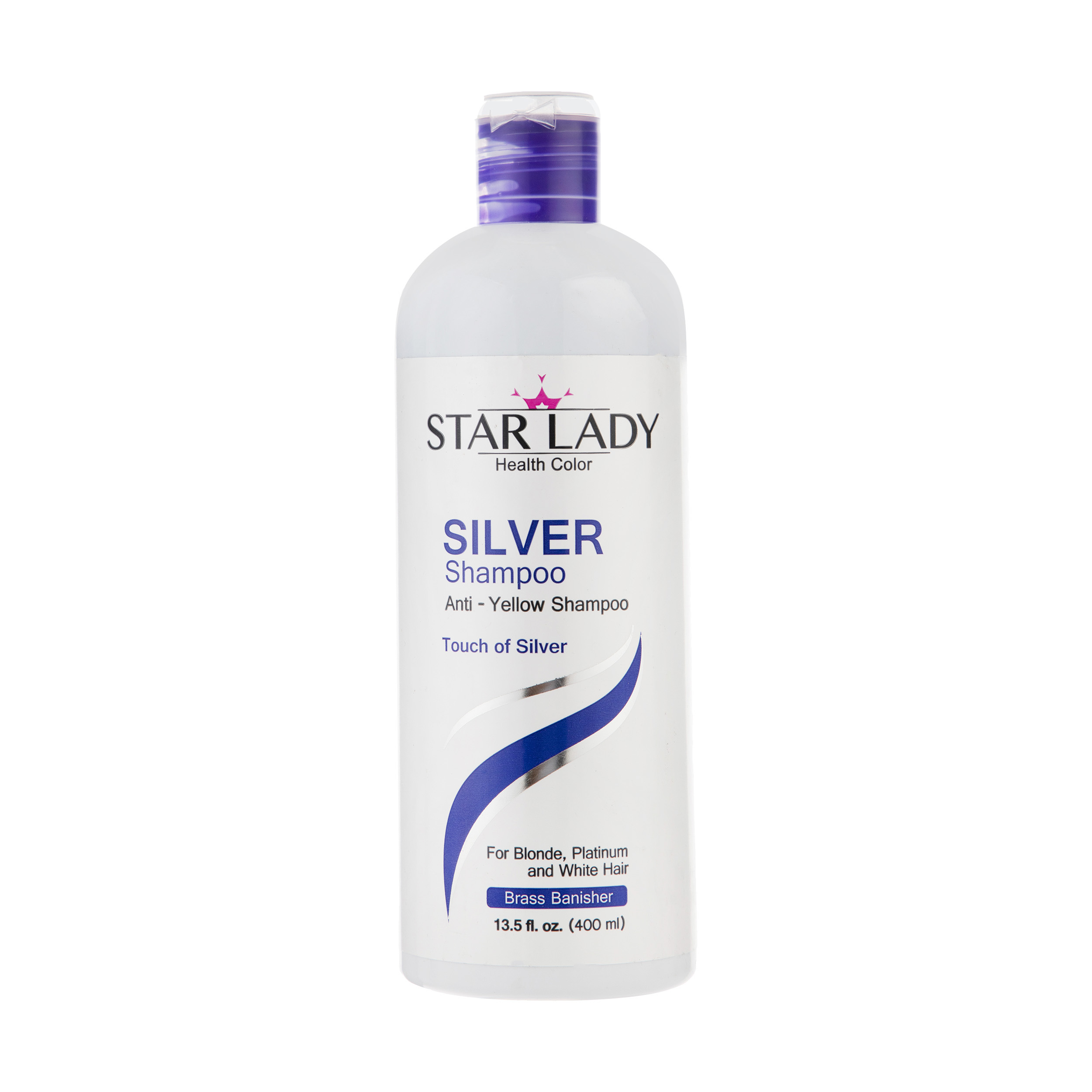 شامپو ضد زردی استار لیدی Silver حجم 400 میلی لیتر