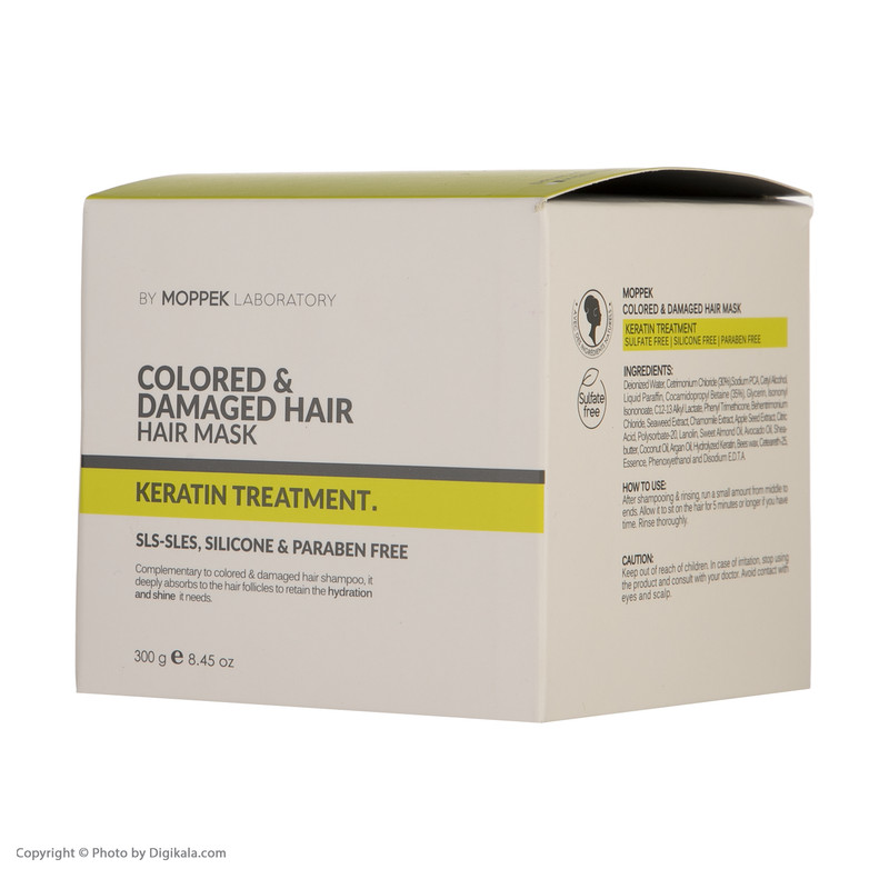 ماسک مو موپک keratin treatment حجم 300 میلی لیتر