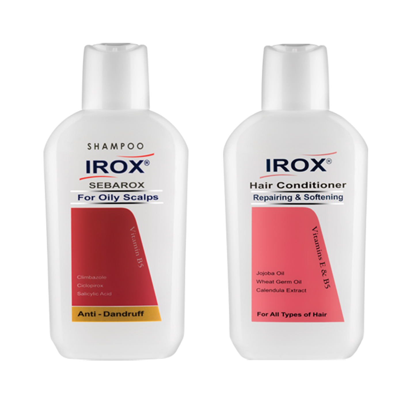 شامپو ضد شوره مو ایروکس سباروکس اسکالپ حجم 200 میلی لیتر به همراه نرم کننده مو حجم 200 میلی لیتر