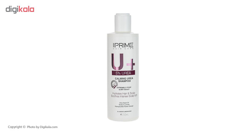 شامپو رطوبت رسان پرایم U+ 5% Urea حجم 250 میلی لیتر1153368