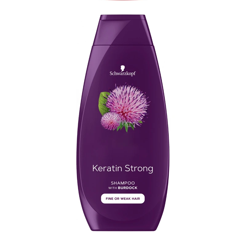 شامپو تقویت کننده مو شوآرزکوف Keratin Strong حجم 400 میلی لیتر