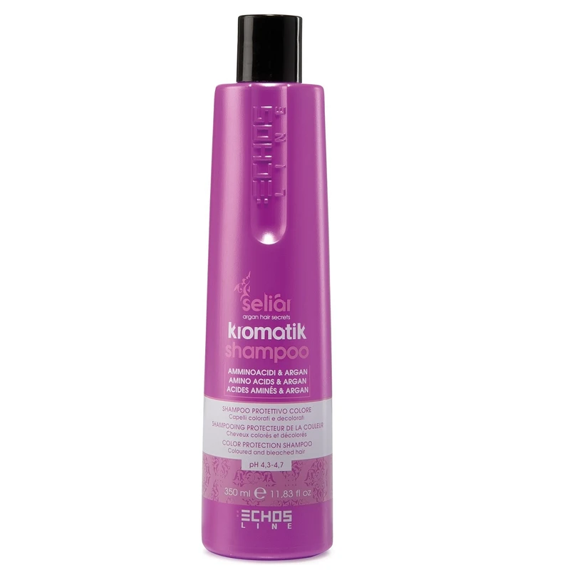 شامپو موهای رنگ شده اچ اس لاین Echos kromatik shampoo حجم 350 میلی یلیتر
