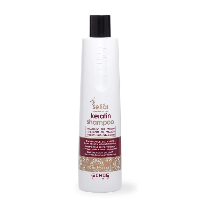 شامپو کراتین آرگان اچ اس لاین Echos keratin shampoo حجم 350 میلی لیتر