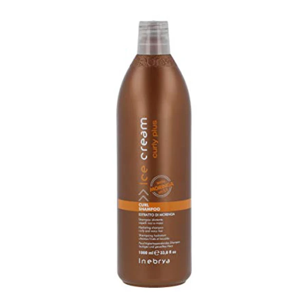 شامپو مو آیس کریم curly plus حجم 1000 میلی لیتر
