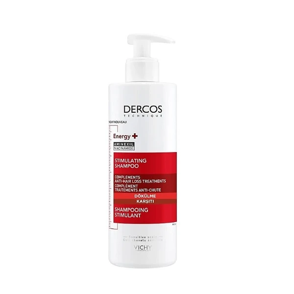 شامپو ضد ریزش مو ویشی Dercos Energy Plus حجم 400 میلی لیتر