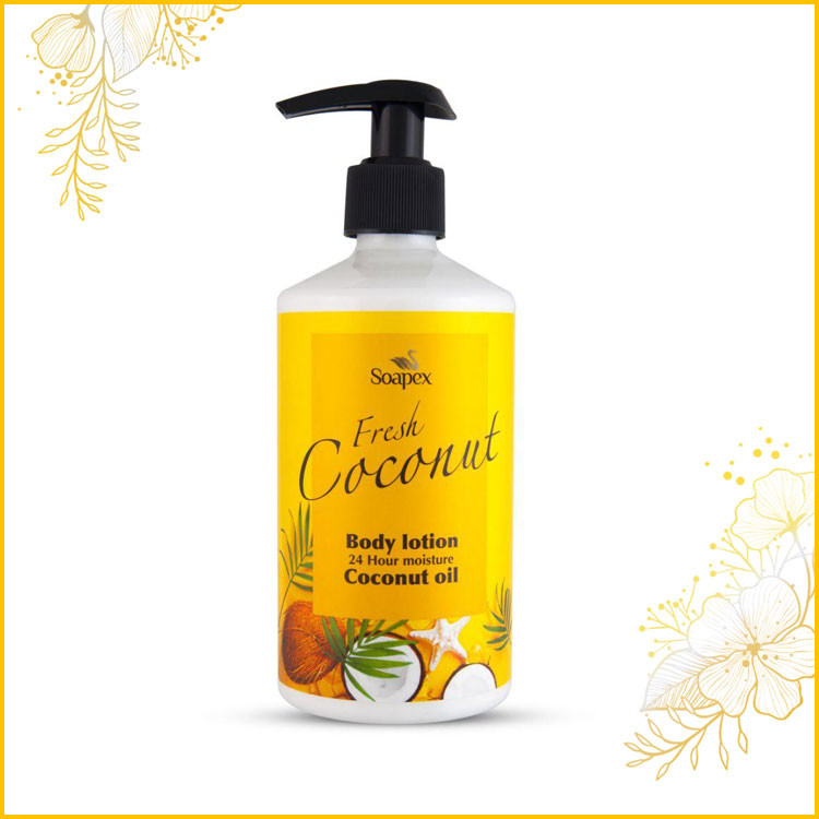 لوسیون بدن سوپکس Shea butter&Aloe vera و Coconut oil حجم 350 میلی لیتر