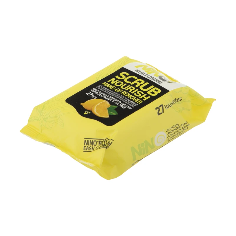 دستمال مرطوب نینو Lemon بسته 27 عددی