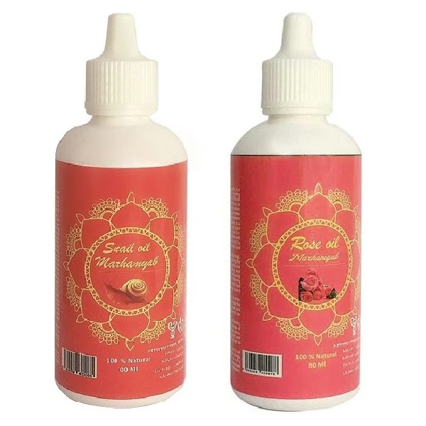 روغن صورت و بدن مرهم یاب گل سرخ و حلزون حجم 80 میلی لیتر مجموعه 2 عددی
