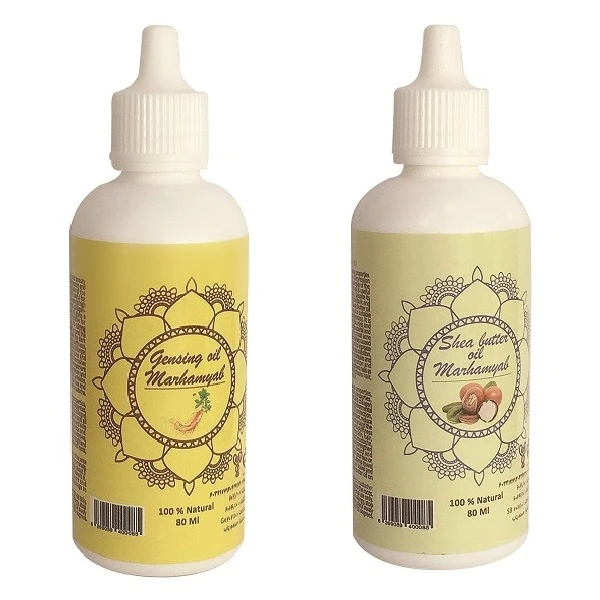 روغن بدن مرهم یاب شی باتر و جینسینگ حجم 80 میلی لیتر مجموعه 2 عددی