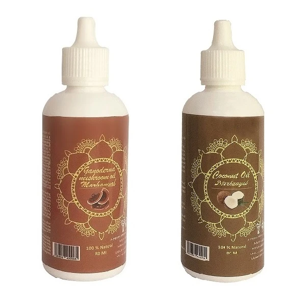 روغن بدن مرهم یاب نارگیل و گانودرما حجم 80 میلی لیتر مجموعه 2 عددی