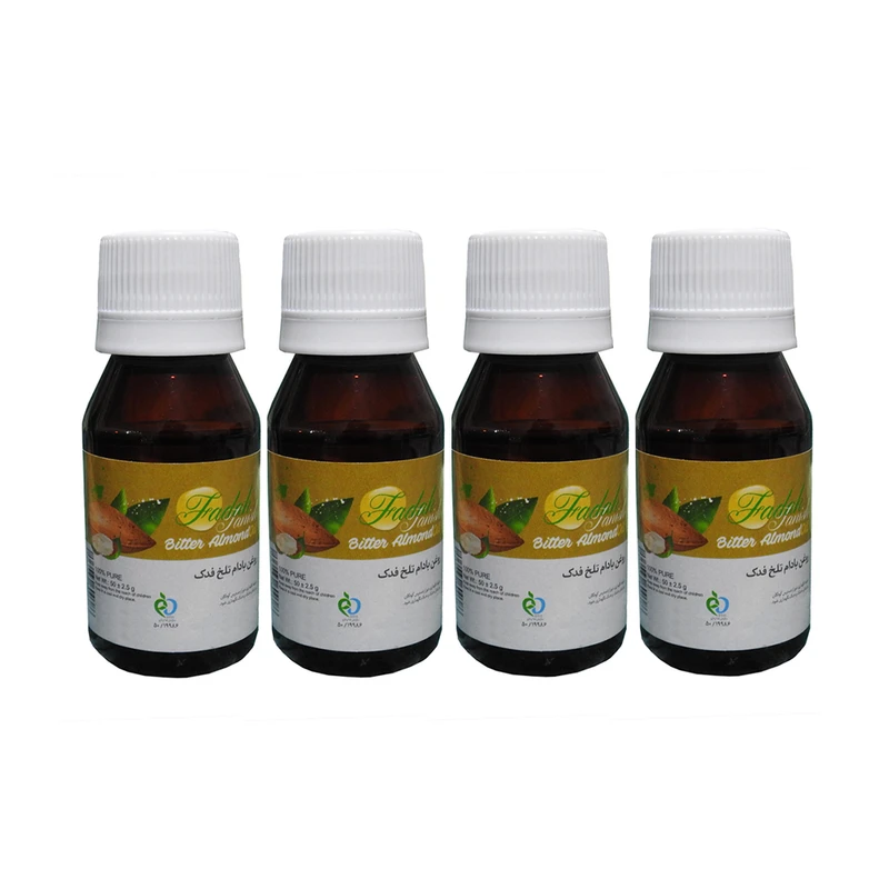 روغن بادام فدک تانیش b4 وزن 50 گرم مجموعه 4 عددی