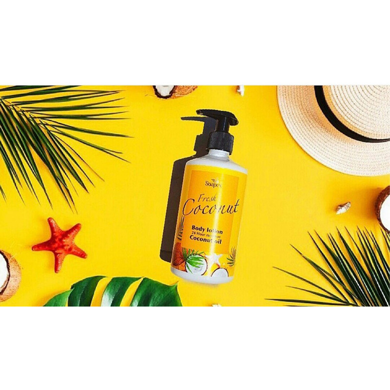 لوسیون بدن سوپکس Coconut oil حجم 350 میلی لیتر مجموعه 5 عددی