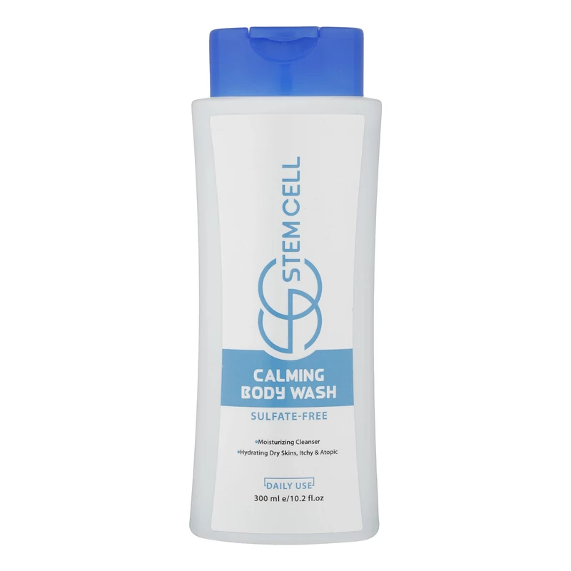 شامپو بدن استم سل Sulfate Free مناسب براي پوستهای خشک و اگزمايی و آتوپيک حجم 300 ميلی ليتر