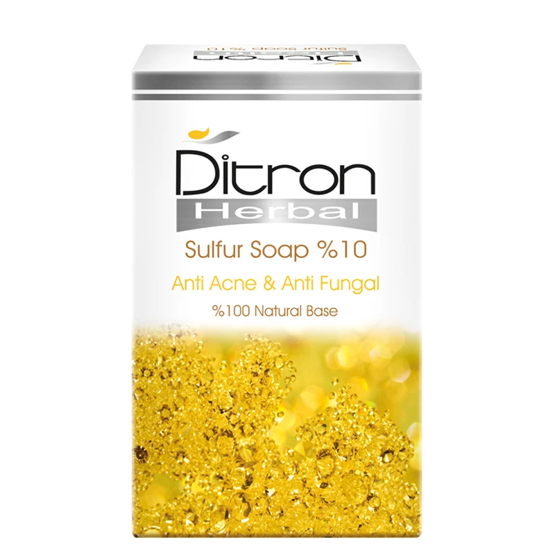 صابون ضد آکنه دیترون Sulfur وزن ۱۱۰ گرم