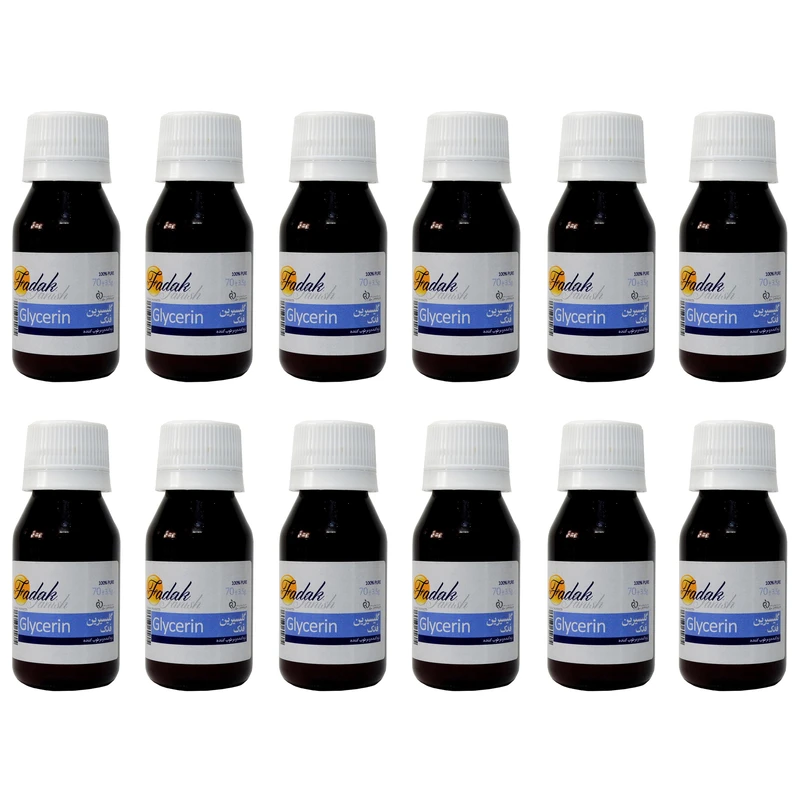 گلیسیرین فدک تانیش 24511 حجم 70 میلی لیتر بسته 12 عددی