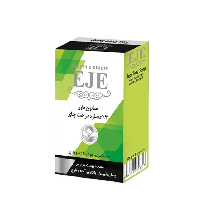 صابون ضد باکتری اژه Tea tree وزن 100 گرم