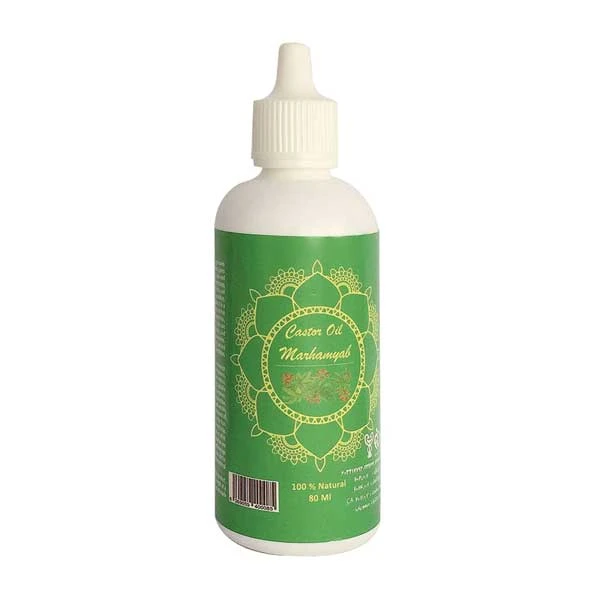 روغن بدن و صورت مرهم یاب کرچک حجم 80 میلی لیتر