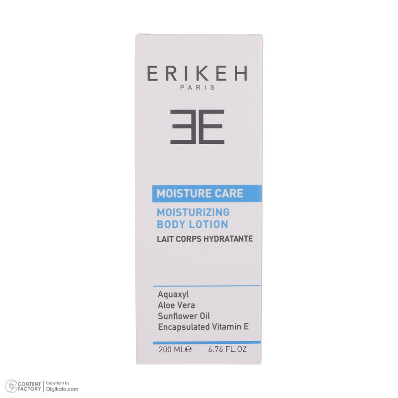 لوسیون بدن اریکه Moisturizing Care حجم 200 میلی لیتر