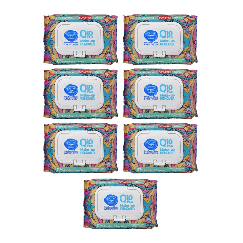 دستمال مرطوب دافی Q10 Stop irritation مجموعه 7 عددی