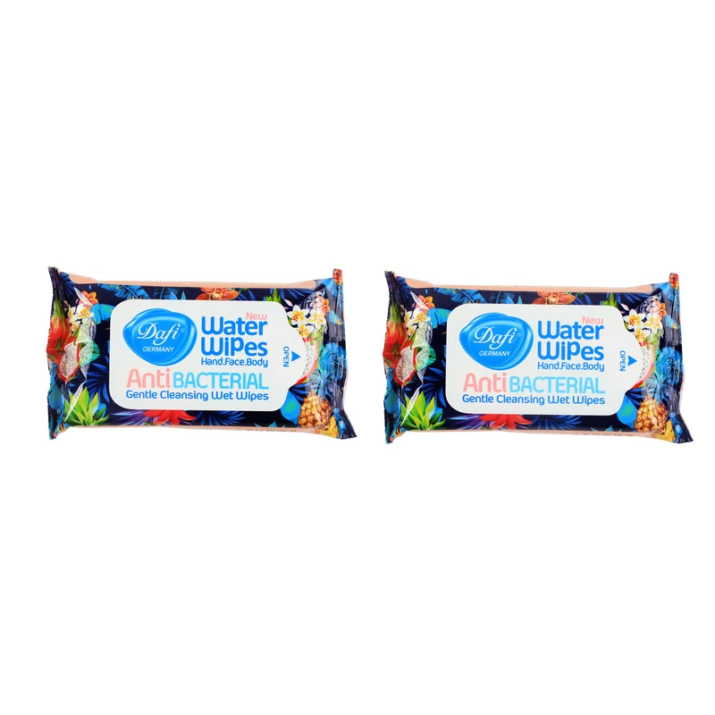 دستمال مرطوب دافی Anti bacterial مجموعه 2 عددی