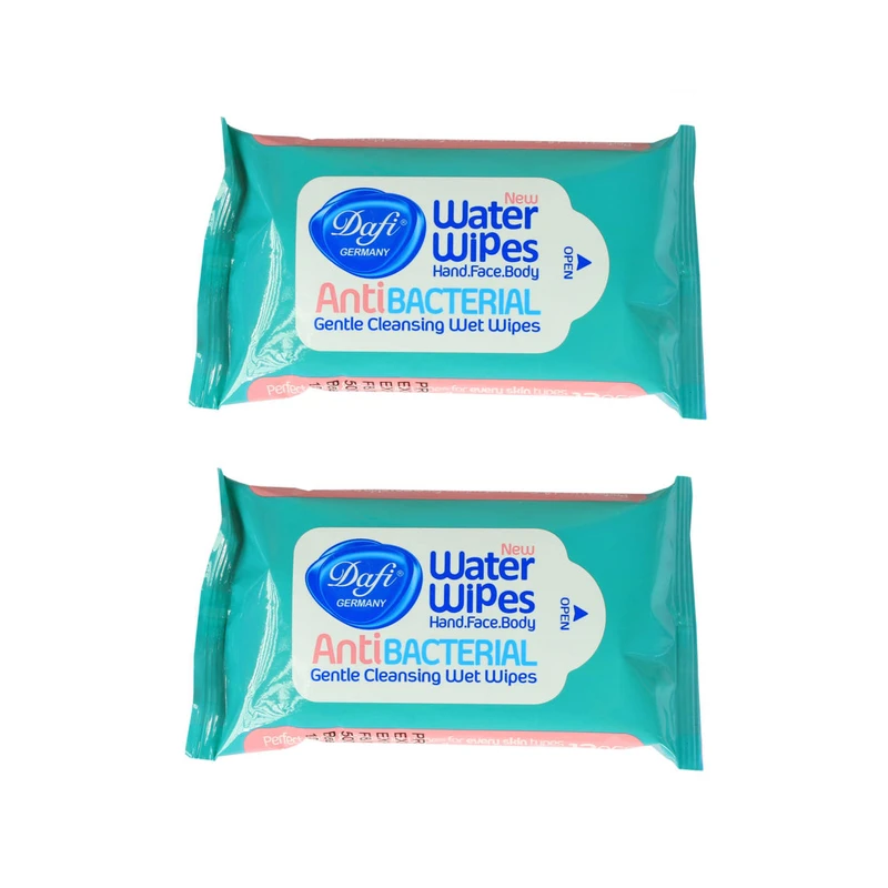 دستمال مرطوب دافی Anti bacterial GN10 مجموعه 2 عددی