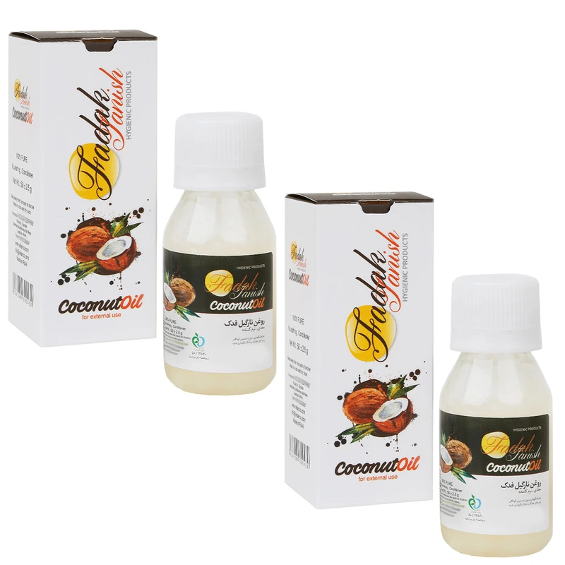 روغن بدن فدک تانیش Coconut حجم 50 میلی لیتر مجموعه 2 عددی