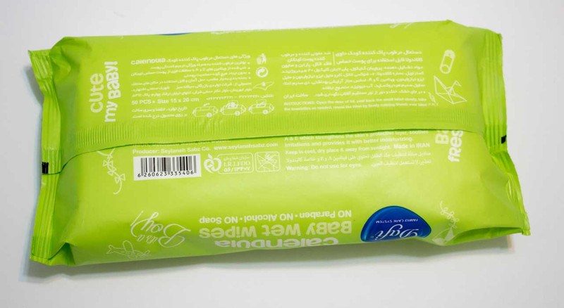دستمال مرطوب دافی Calendula بسته 50 عددی