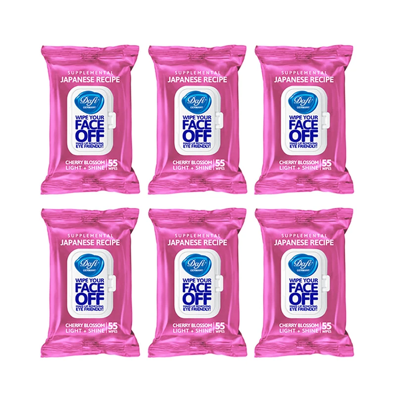 دستمال مرطوب دافی JAPANESE CHERRY BLOSSOM مجموعه 6 عددی