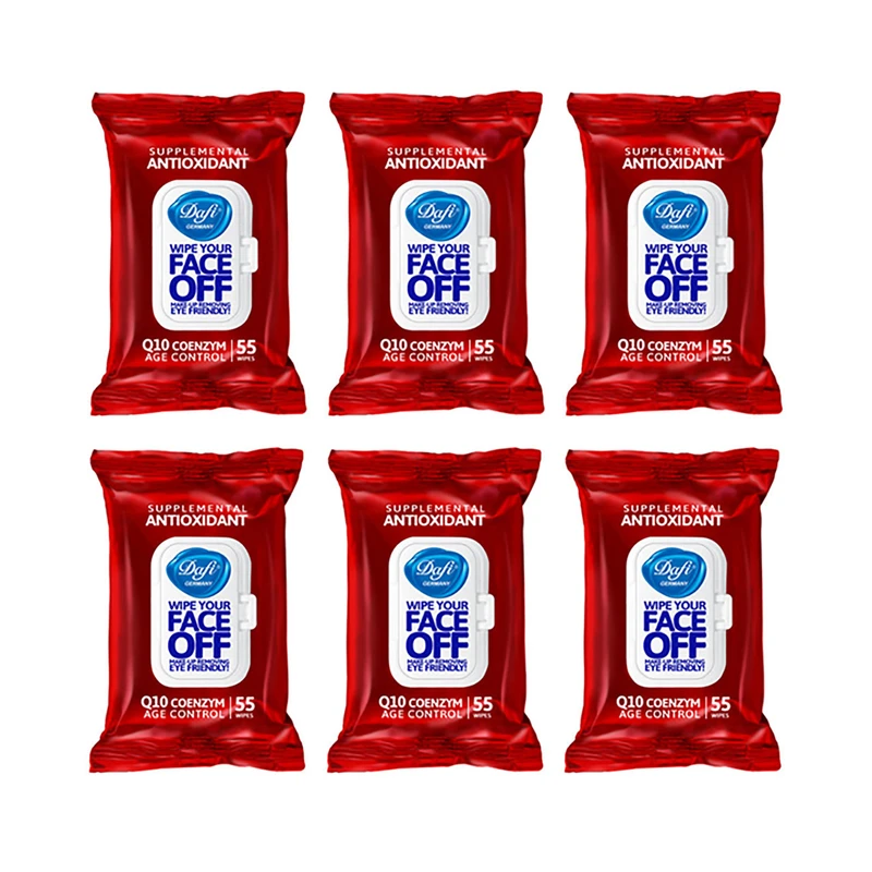 دستمال مرطوب دافی ANTIOXIDANT مجموعه 6 عددی