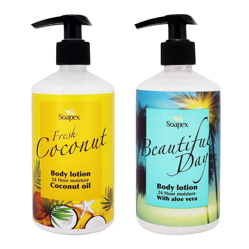 لوسیون بدن سوپکس Coconut oil و Aloe vera حجم 350 میلی لیتر
