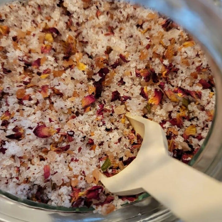 نمک حمام رز گلد Star Mix 6 وزن 1000 گرم