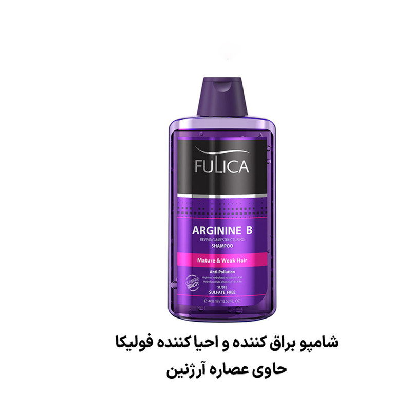 ماسک مو فولیکا مدل Arginine B حجم 200 میلی لیتر به همراه شامپو مو فولیکا حجم 400 میلی لیتر و هدیه سرم براق کننده مو فولیکا مدل Detanglin حجم 200 میلی لیتر