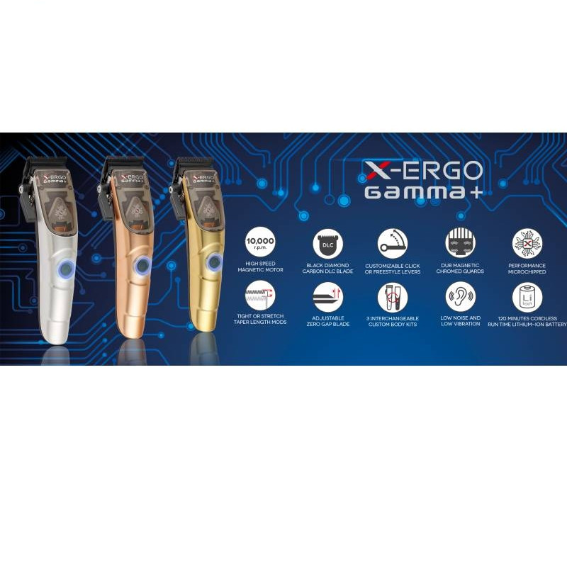 ماشین اصلاح موی سر و صورت گاما پلاس مدل X-ERGO-ITALY