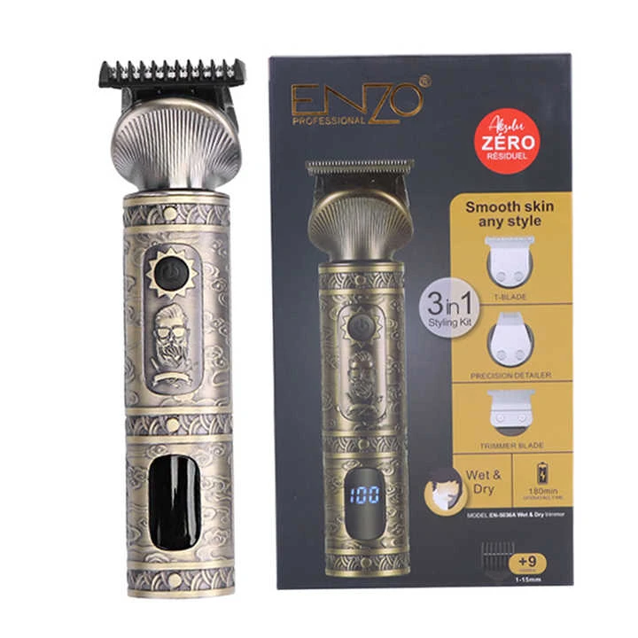 ست ماشین اصلاح موی سر و صورت و بدن انزو پروفیشینال مدل EN-5036A