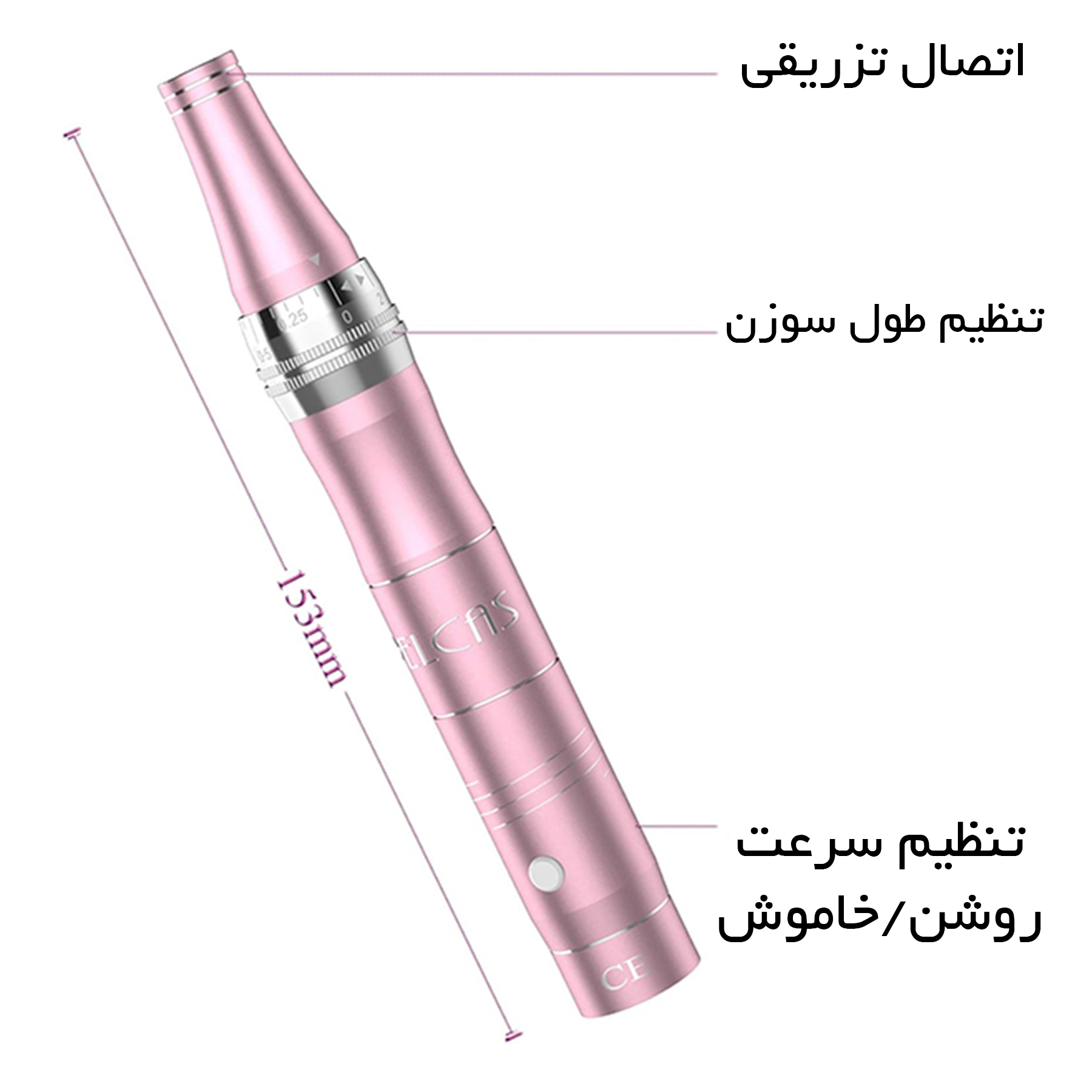 قلم پاک سازی پوست پلکاس مدل ‎PEBMN001RG