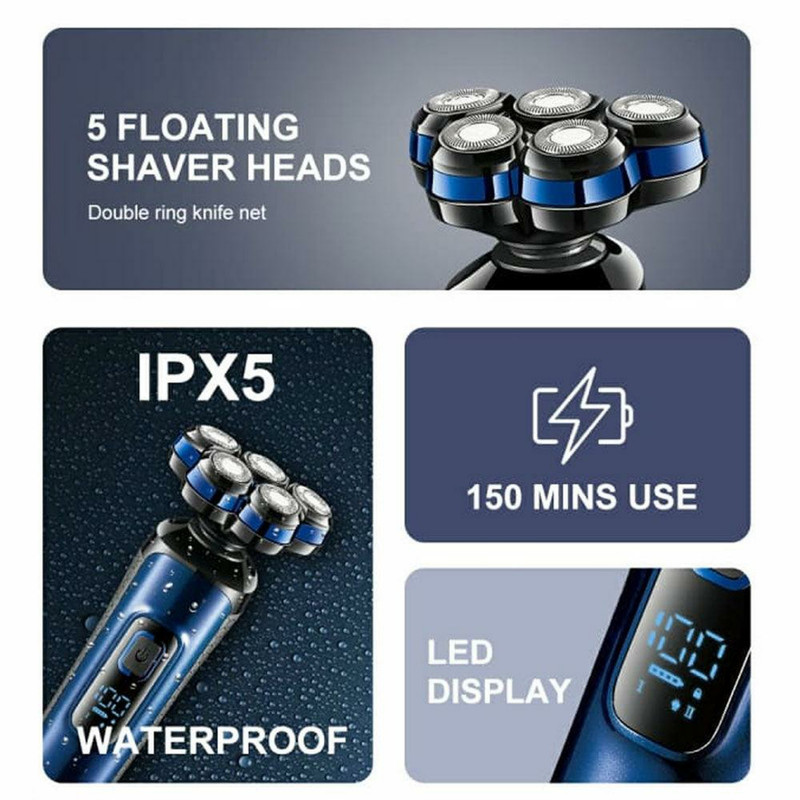 ماشین اصلاح موی صورت شارژی وی جی ار مدل V-386