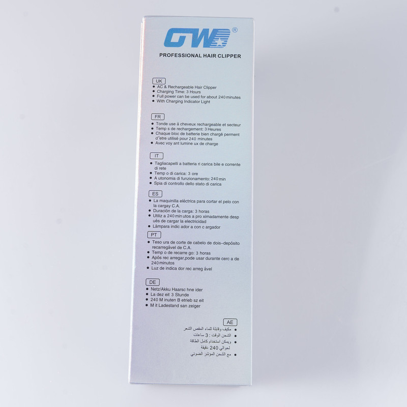 ماشین اصلاح موی سر و صورت شارژی جی دبلیو مدل GW-9900