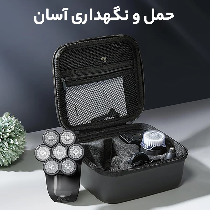 ماشین اصلاح موی سر و صورت شارژی کینسین مدل S8