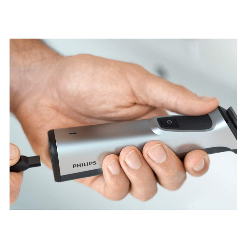ماشین اصلاح موی سر و صورت فیلیپس مدل MG7715 به همراه موزن بینی مدل NT1150