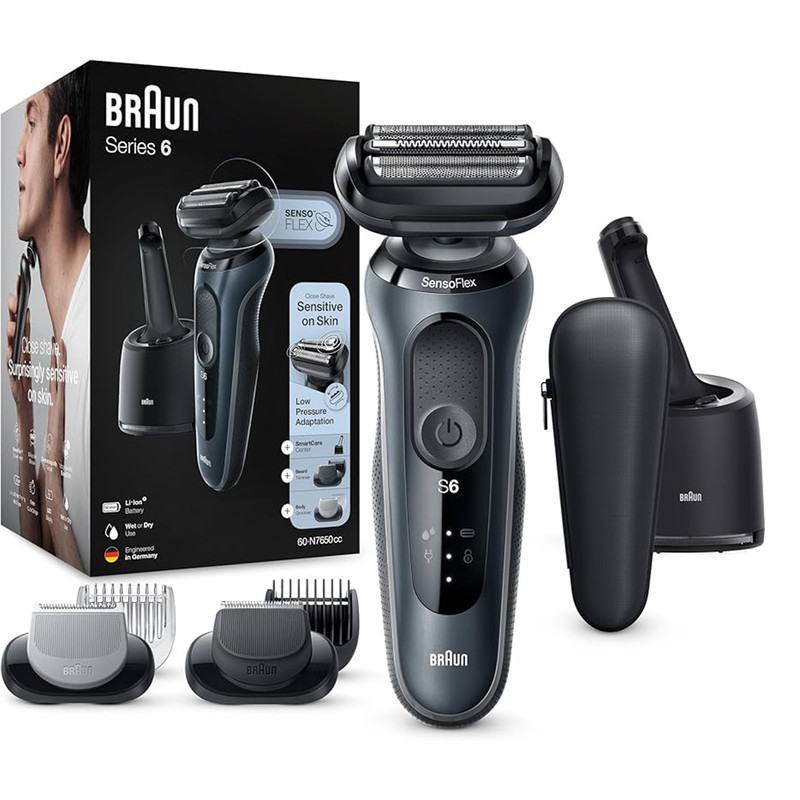ماشین اصلاح موی صورت شارژی براون مدل 61N7650cc