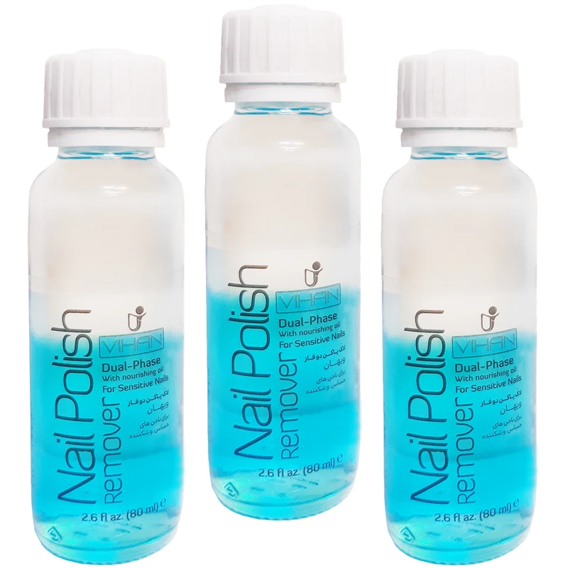استون لاک پاک کن ویهان DUAL-PHASE حجم 80 میلی لیتر مجموعه 3 عددی