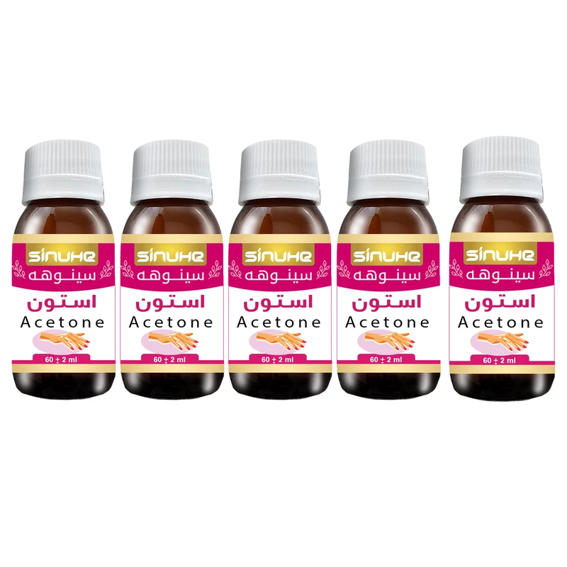 استون لاک پاک کن سینوهه EA60 حجم 60 میلی لیتر بسته 5 عددی