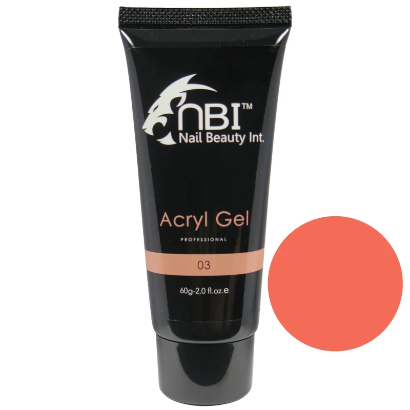 پلی ژل کاشت ناخن ان بی آی مدل C.P 03 وزن 60 گرم