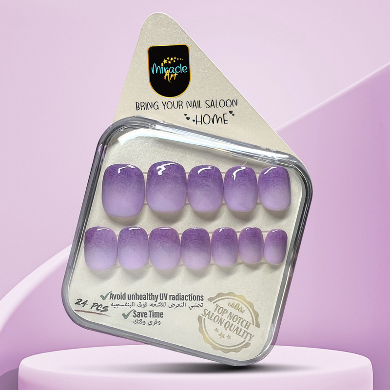 ناخن مصنوعی میراکل آرت کد SH24019 بسته 24 عددی