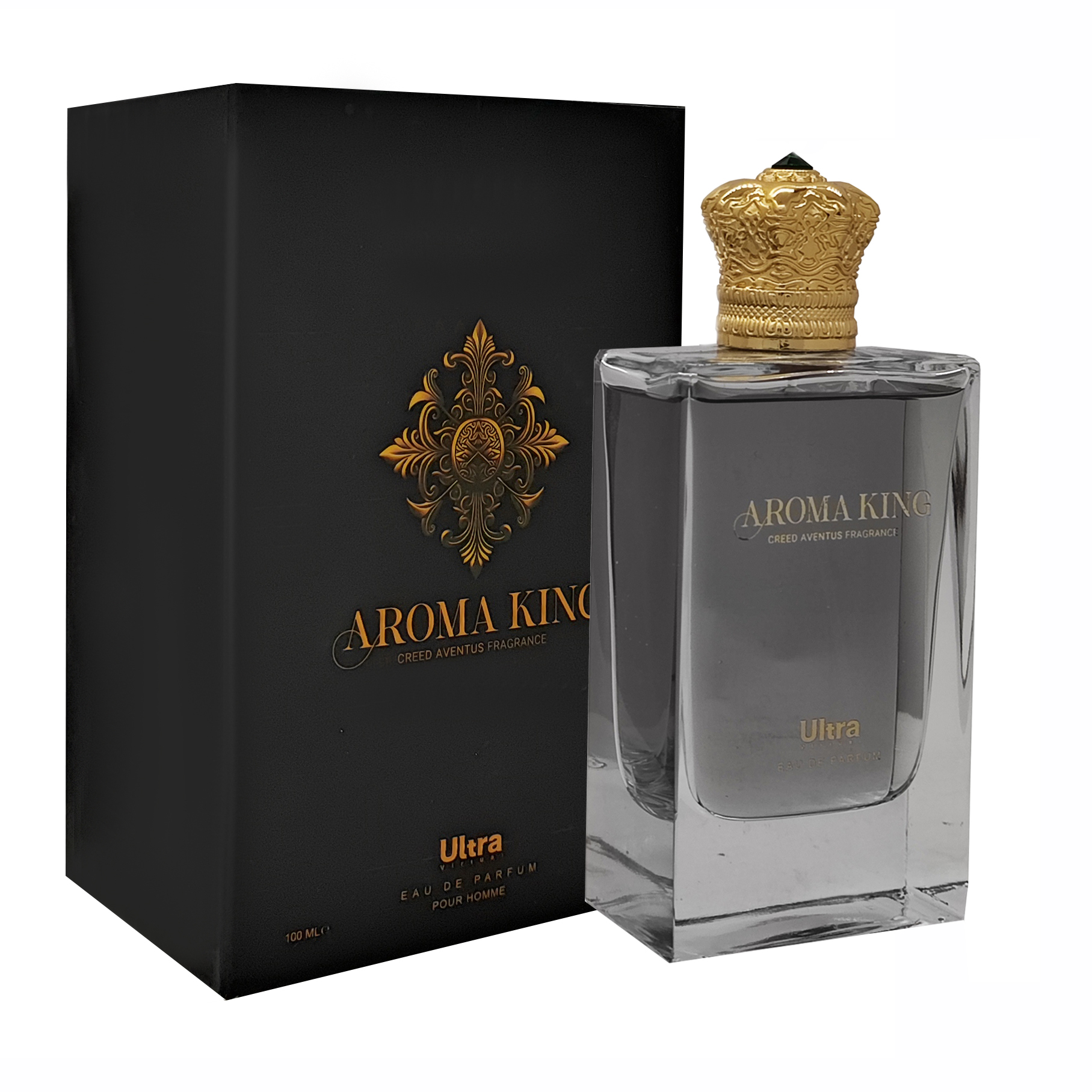 ادوپرفیوم مردانه اولترا ویرچوآل Creed Aventus Aroma King حجم 100 میلی لیتر